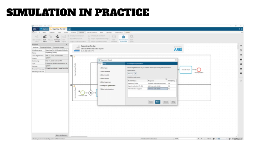 Simulation in practice title